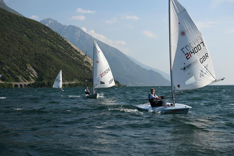 Jack Graham-Troll at the Lake Garda race clinic - photo © Jack Rockett