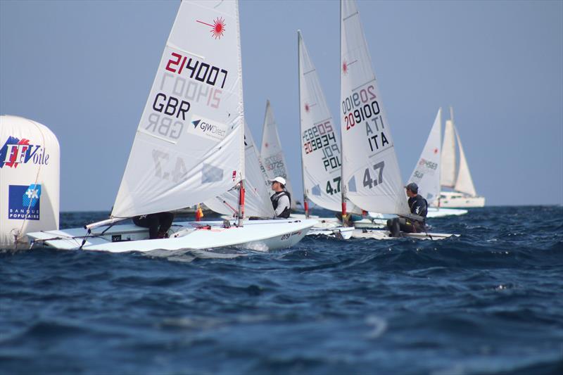 Jack Graham-Troll duing the Laser 4.7 Europeans in Hyeres - photo © Lynne Graham-Troll