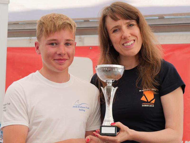 Jack Graham-Troll - Laser 4.7 National Champion 2019 photo copyright Jon Emmett taken at Largs Sailing Club and featuring the ILCA 4 class