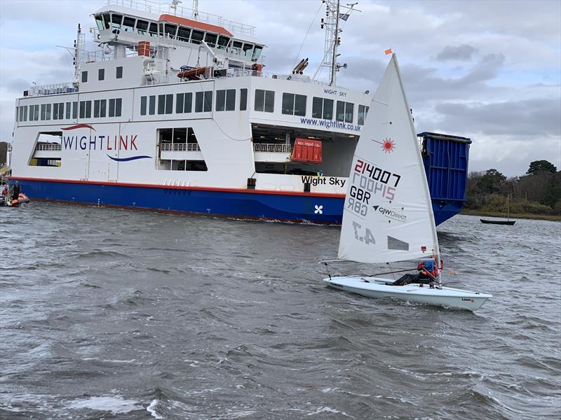 Jack Graham-Troll training in Lymington - photo © Lynne Graham-Troll