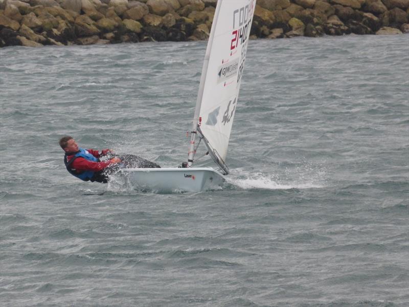 Jack Graham-Troll training at the WPNSA photo copyright Lynne Graham-Troll taken at Weymouth & Portland Sailing Academy and featuring the ILCA 4 class