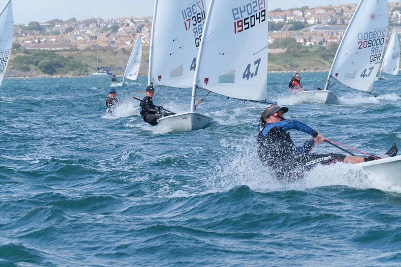 ILCA 4s in Portland Harbour - photo © Sam Pearce