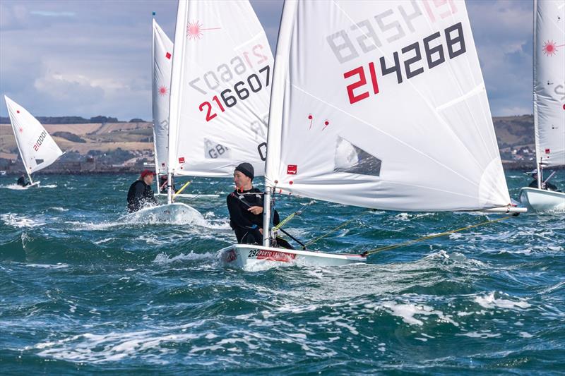 Ben Elvin and Anya at the 2020 ILCA 6 UK Nationals - photo © Georgie Altham / www.facebook.com/galthamphotography