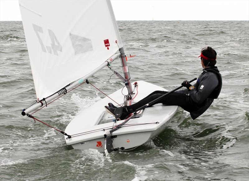 Man of Kent Race at Margate photo copyright Nick Champion / www.championmarinephotography.co.uk taken at Margate Yacht Club and featuring the ILCA 4 class