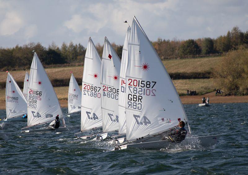 The 4.7 fleet at the Noble Marine Laser Inland Championships photo copyright Paul Williamson taken at Rutland Sailing Club and featuring the ILCA 4 class