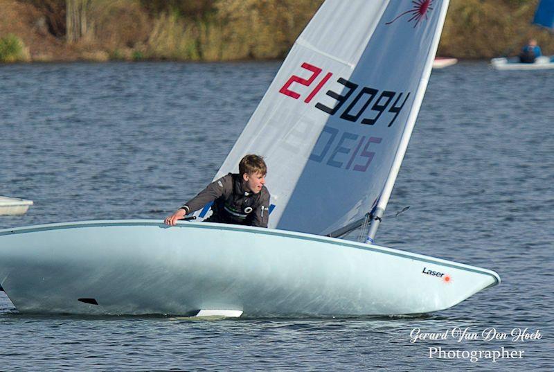 Leigh & Lowton Revett Series day 1 photo copyright Gerard van den Hoek taken at Leigh & Lowton Sailing Club and featuring the ILCA 4 class