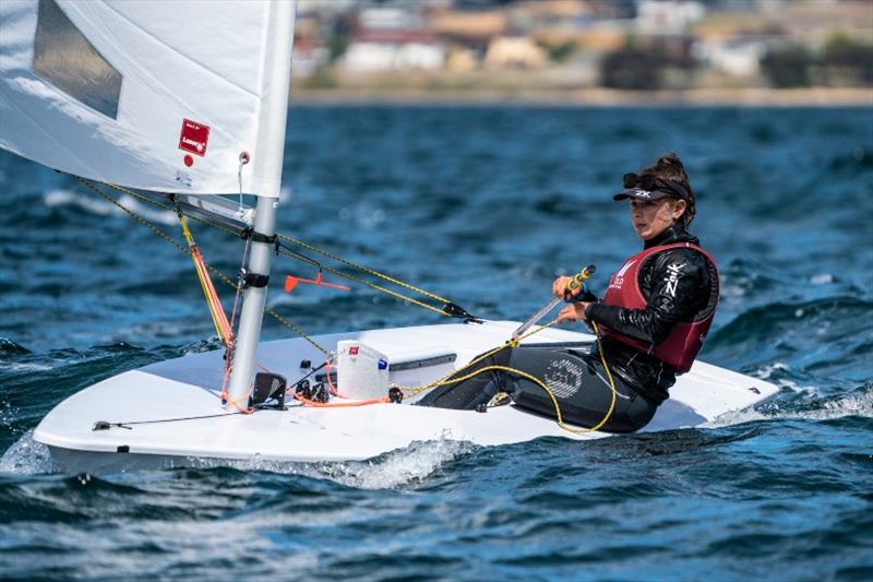 Kristen Wadley - 2019 Australian Youth Championships, Final Day photo copyright Beau Outteridge taken at Royal Yacht Club of Tasmania and featuring the ILCA 4 class