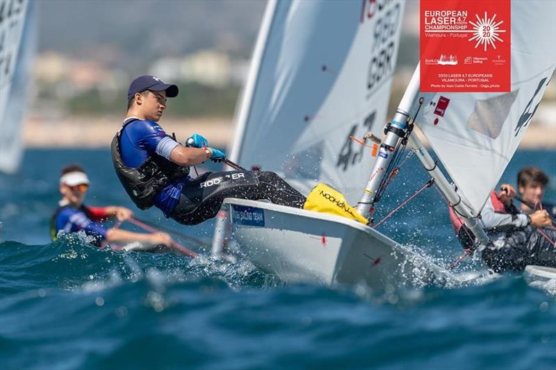 ILCA4 European Championship in Vilamoura photo copyright Thom Touw / www.thomtouw.com taken at  and featuring the ILCA 4 class