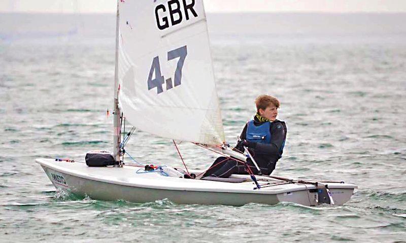 ILCA4 sailor Oliver Woodley photo copyright Suzanne Woodley taken at  and featuring the ILCA 4 class