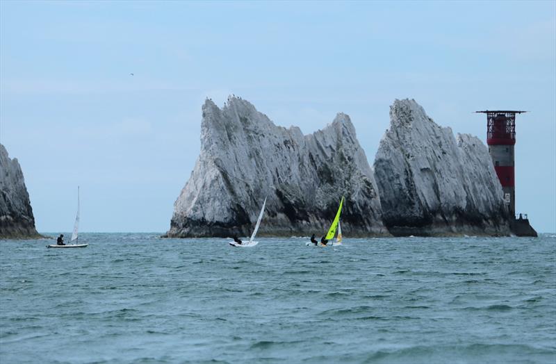 Thread the Needles day photo copyright Mark Jardine taken at Keyhaven Yacht Club and featuring the ILCA 4 class