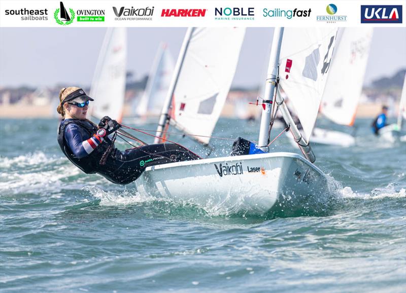 2022 ILCA Nationals at Hayling Island photo copyright Georgie Altham taken at Hayling Island Sailing Club and featuring the ILCA 4 class