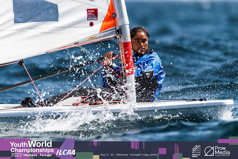 ILCA 4 Youth World Championship at Vilamoura, Portugal day 3 photo copyright osga_photo / Joao Costa Ferreira taken at Vilamoura Sailing and featuring the ILCA 4 class