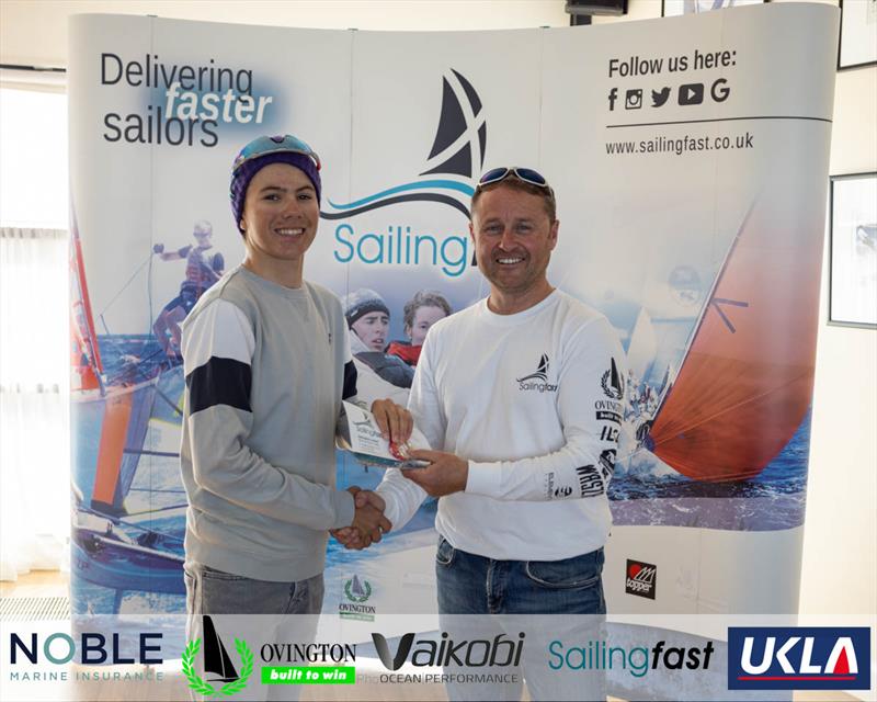 Archie Munro Price, 1st - Noble Marine Vaikobi UKLA Qualifier 6 at Weymouth - photo © Georgie Altham / www.facebook.com/galthamphotography