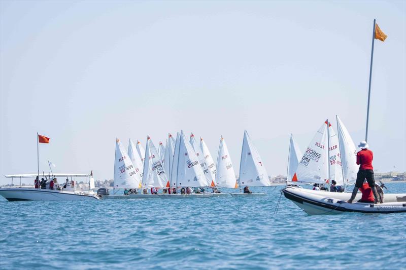 Arab Sailing Championship 2022 at Barceló Mussanah Resort - Day 3 photo copyright Icarus Sports taken at  and featuring the ILCA 4 class