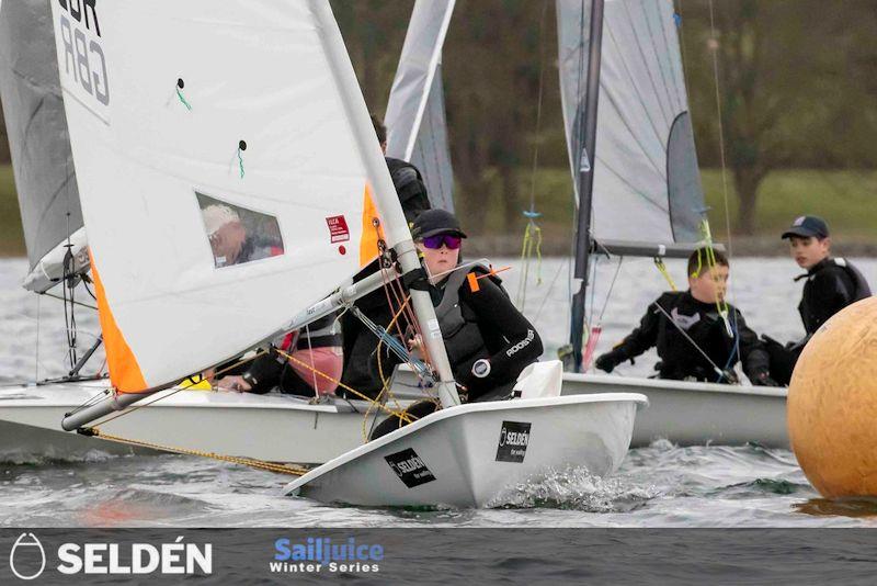 Finlay Cochrane currently tops the Youth category in the Seldén SailJuice Winter Series photo copyright Tim Olin / www.olinphoto.co.uk taken at Rutland Sailing Club and featuring the ILCA 4 class