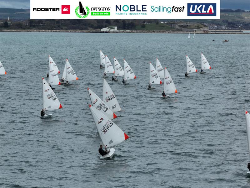 UKLA ILCA 4 Spring Qualifier 3 at the WPNSA photo copyright Giles Smith taken at Weymouth & Portland Sailing Academy and featuring the ILCA 4 class