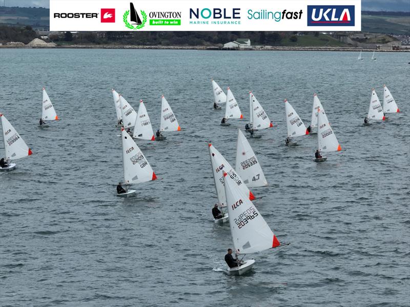 UKLA ILCA 4 Spring Qualifier 3 at the WPNSA photo copyright Giles Smith taken at Weymouth & Portland Sailing Academy and featuring the ILCA 4 class