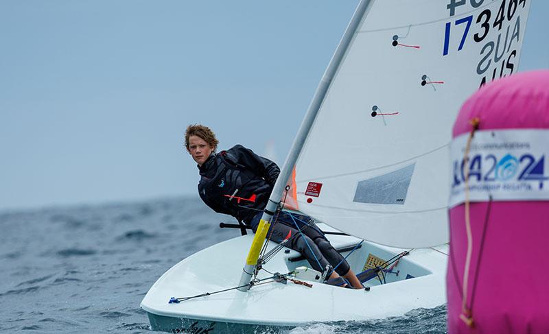 2024 ILCA Australian & Oceania Championships photo copyright Down Under Sail - Jack Fletcher taken at Adelaide Sailing Club and featuring the ILCA 4 class