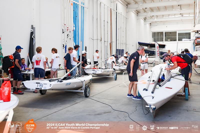 ILCA 4 World Championship 2024 Measurement - photo © Prow Media