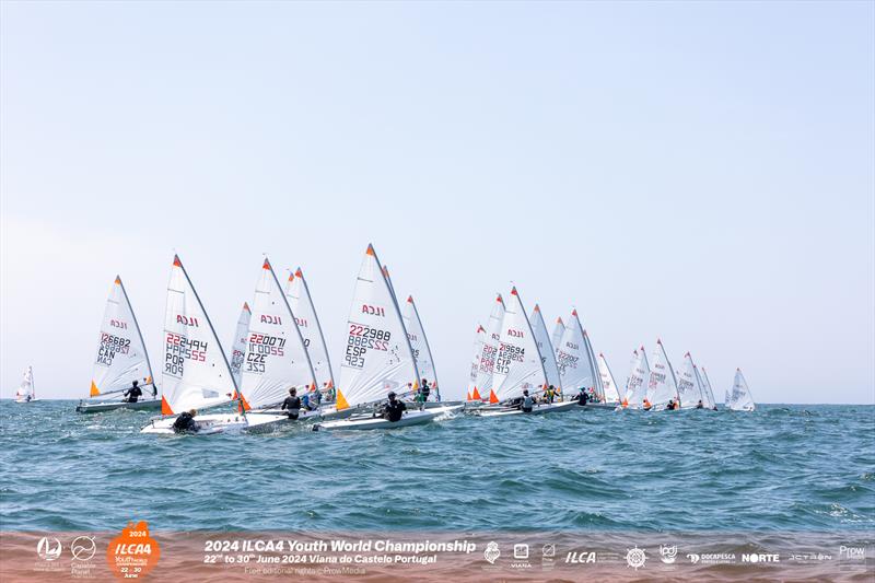 ILCA 4 World Championship 2024 at Viana do Castelo, Portugal Day 3