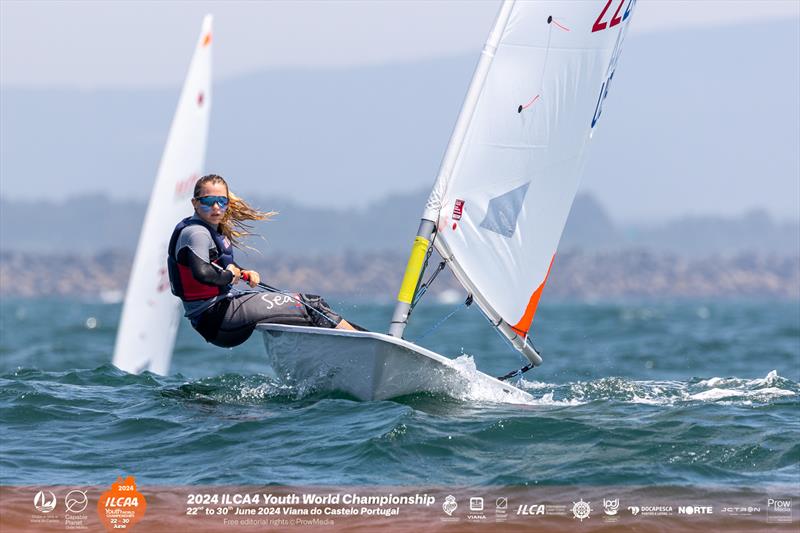 ILCA 4 World Championship 2024 at Viana do Castelo, Portugal Day 3