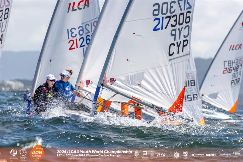 ILCA 4 World Championship 2024 Day 5 photo copyright Prow Media taken at Clube de Vela de Viana do Castelo and featuring the ILCA 4 class
