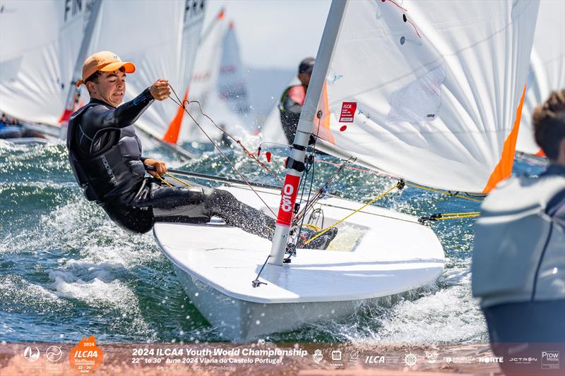 ILCA 4 World Championship 2024 Day 5 photo copyright Prow Media taken at Clube de Vela de Viana do Castelo and featuring the ILCA 4 class