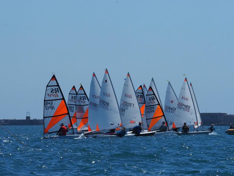 ILCA 4s at the South & South West Regional Junior Championship - photo © Phil Rydin-Orwin