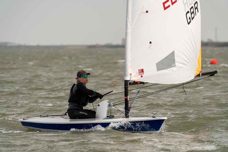 George Hutcheon, second overall - Burnham Dinghy Easter Regatta - photo © Petru Balau Sports Photography / sports.hub47.com
