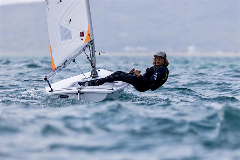 Tate Kump sailing his ILCA 4 in Weymouth photo copyright WPNSA taken at Weymouth & Portland National Sailing Academy and featuring the ILCA 4 class