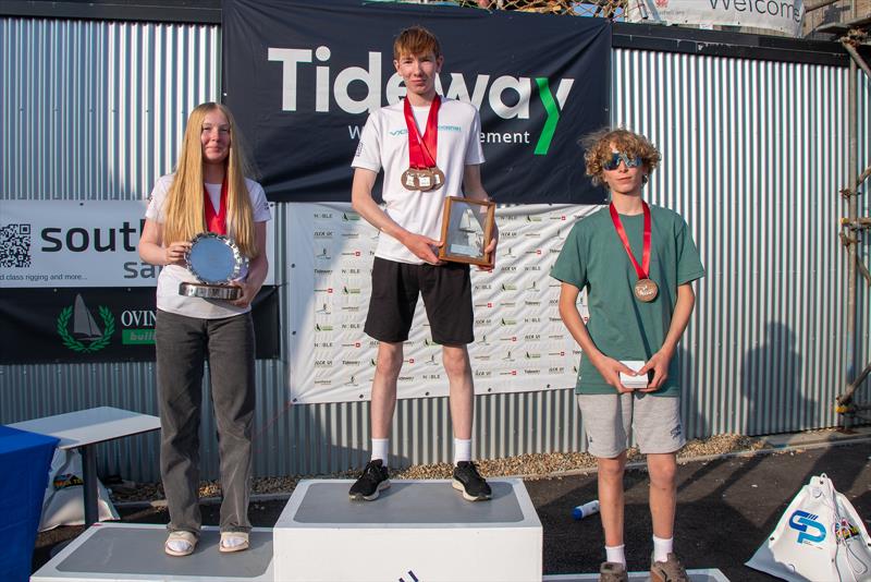 ILCA 4 Nationals Podium at Plas Heli photo copyright James Harle taken at Plas Heli Welsh National Sailing Academy and featuring the ILCA 4 class