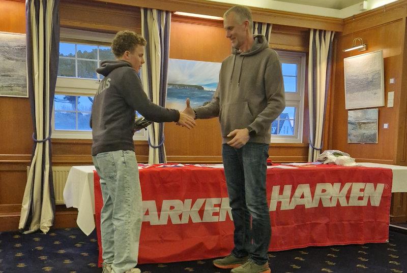 Harken ILCA Youth Open Series event at Royal Lymington photo copyright John Vinycomb taken at Royal Lymington Yacht Club and featuring the ILCA 4 class