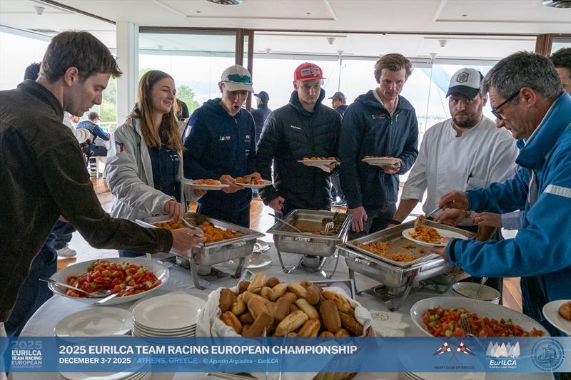 ILCA Team Racing European Championship at Athens Prize Giving photo copyright Agustín Argüelles / AASailing taken at Yacht Club of Greece and featuring the ILCA 4 class