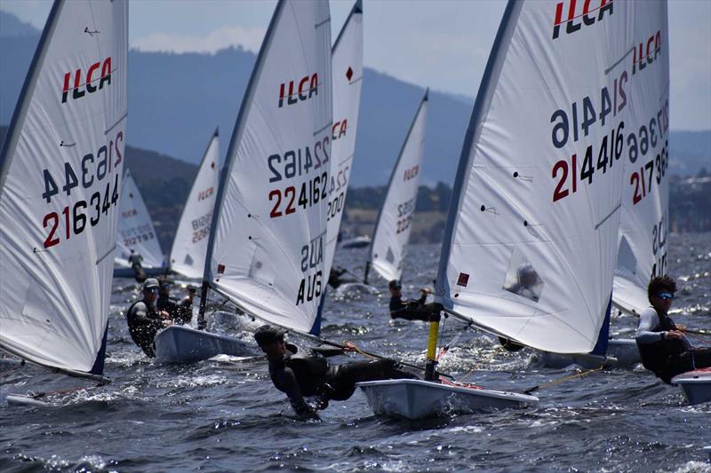 There will be lots of action across the 191-boat fleet over the next week of racing in Hobart photo copyright Jane Austin taken at Royal Yacht Club of Tasmania and featuring the ILCA 4 class