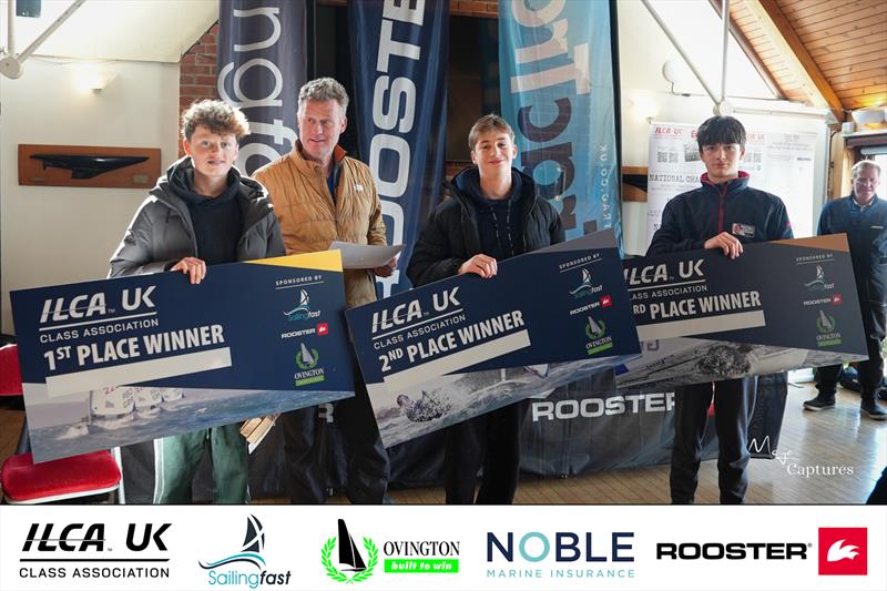 ILCA 4 winners (boys and overall) - Sailingfast ILCA UK National Open at Warsash - photo © Megan Farrer Captures