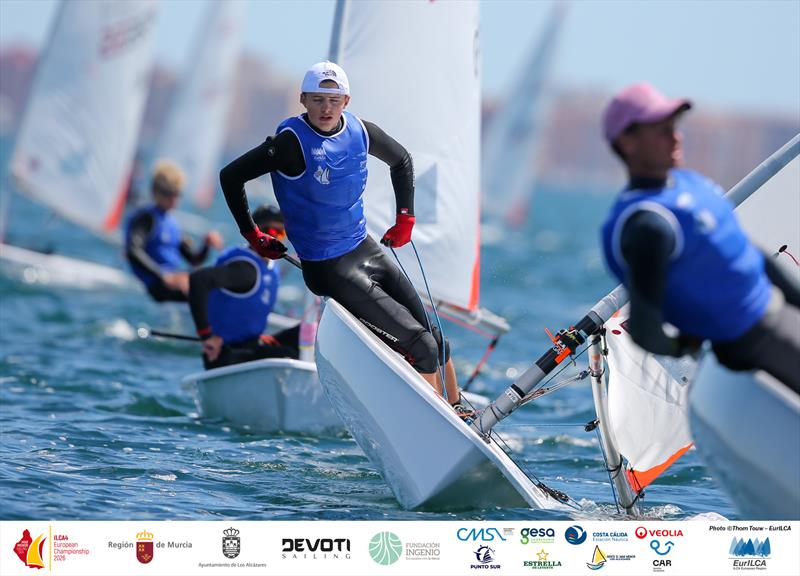 2026 ILCA 4 Youth European Championships & Open European Trophy at Los Alcázares, Spain Day 2 photo copyright Thom Touw / EurILCA taken at  and featuring the ILCA 4 class