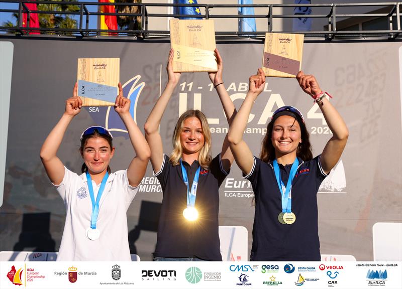 2026 ILCA 4 Youth European Championships & Open European Trophy at Los Alcázares, Spain Prize Giving - photo © Thom Touw / EurILCA