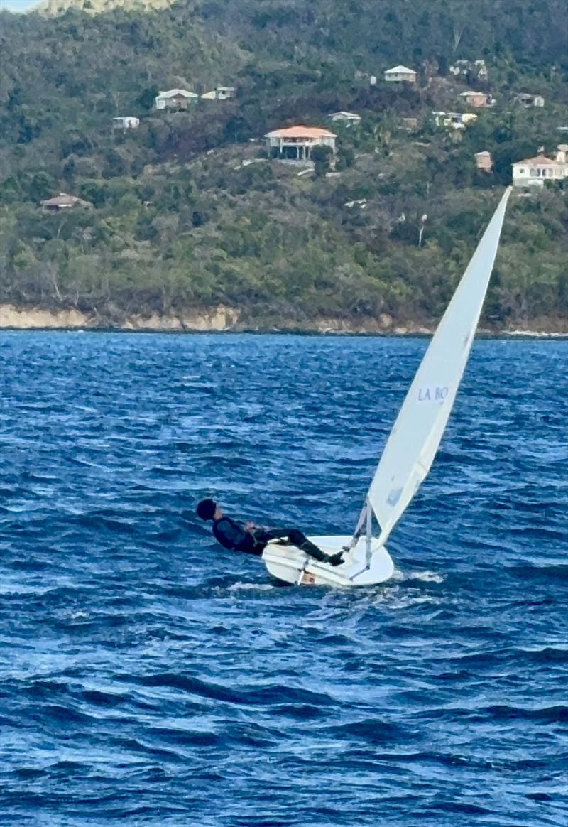 Kai Marks Dasent sailing into Grenada photo copyright SVG Sailing Association taken at  and featuring the ILCA 4 class