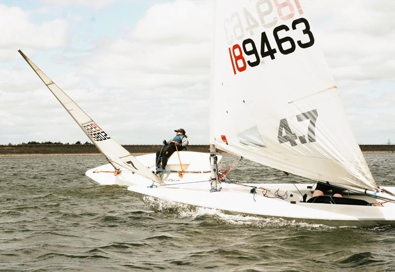 Challenging conditions upwind during the Annual Women's ILCA Regatta at Burton Sailing Club  - photo © David Ellis