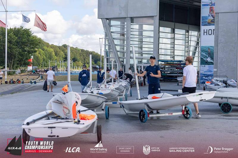 450 young sailors from 51 nations have arrived in Aarhus, Denmark for the 2026 ILCA 4 Youth Worlds photo copyright Peter Brogger taken at Sailing Aarhus and featuring the ILCA 4 class
