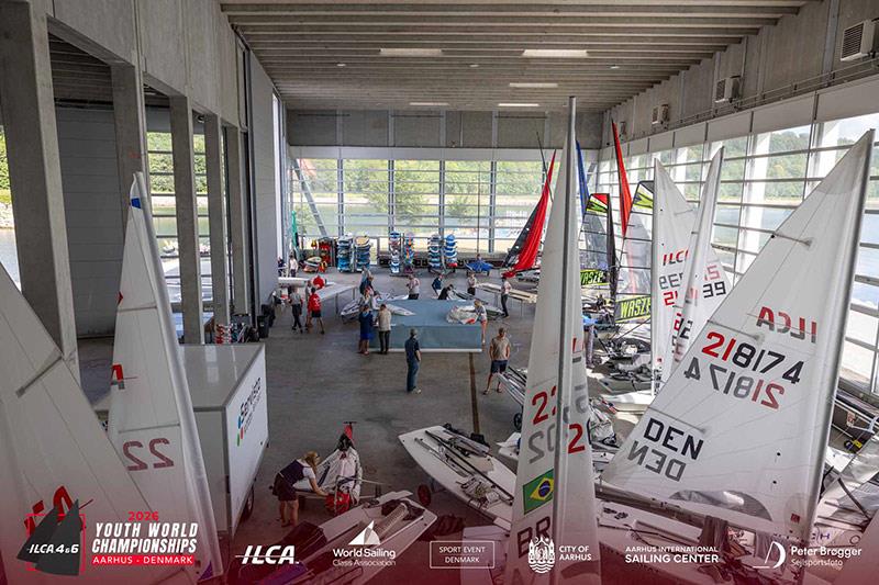 450 young sailors from 51 nations have arrived in Aarhus, Denmark for the 2026 ILCA 4 Youth Worlds photo copyright Peter Brogger taken at Sailing Aarhus and featuring the ILCA 4 class