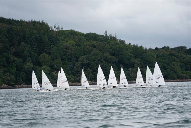 Most, not all of the ILCA fleet - Solway YC Cadet Week photo copyright Finlay Train taken at Solway Yacht Club and featuring the ILCA 4 class