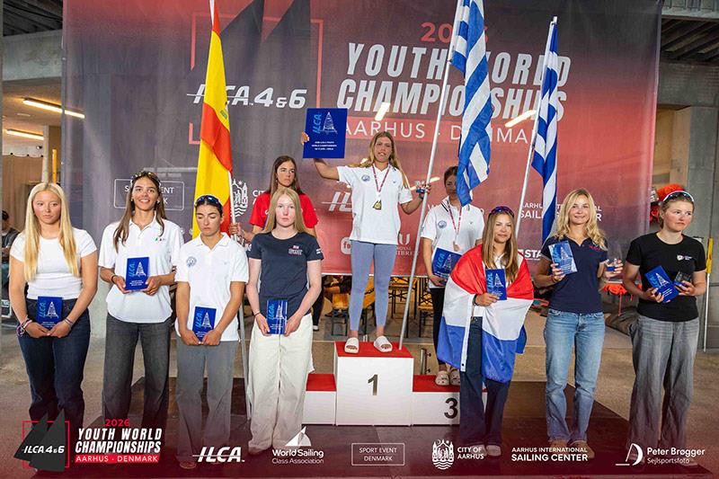 ILCA 4 Youth World Championship in Aarhus Prize Giving - photo © Peter Brøgger / sejlsportsfoto.dk