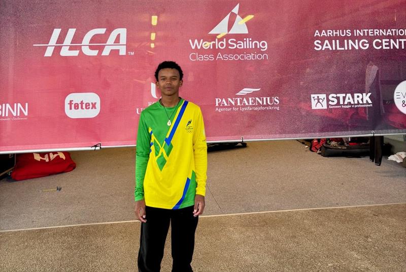 Joshua Weinhardt is first Vincentian sailor to compete at ILCA Youth Sailing Worlds photo copyright SVG taken at Sailing Aarhus and featuring the ILCA 4 class