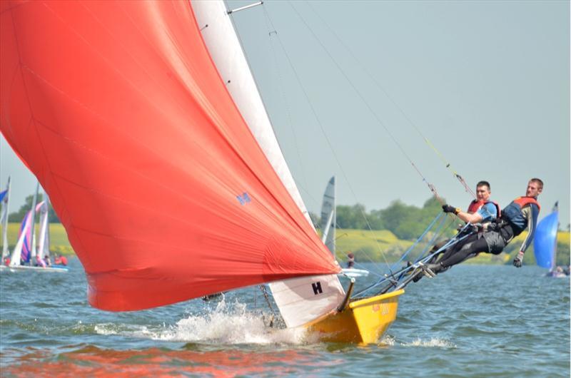 Laser 5000s during the Laser multi-class at Grafham photo copyright Richard Janulewicz taken at Grafham Water Sailing Club and featuring the Laser 5000 class