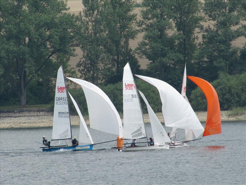 Laser 5000 Europeans on Lake Mohnesee photo copyright Clive Grant taken at  and featuring the Laser 5000 class