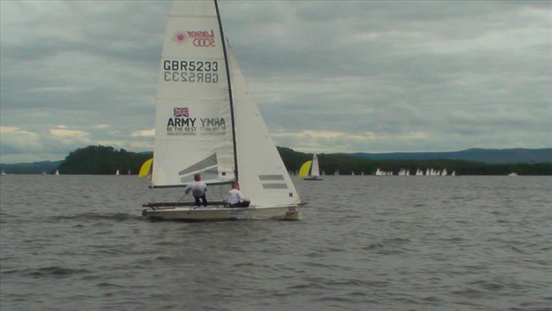 Laser 5000 open meeting  sponsored by Glengoyne Distillery photo copyright Alister Kinsman taken at Loch Lomond Sailing Club and featuring the Laser 5000 class