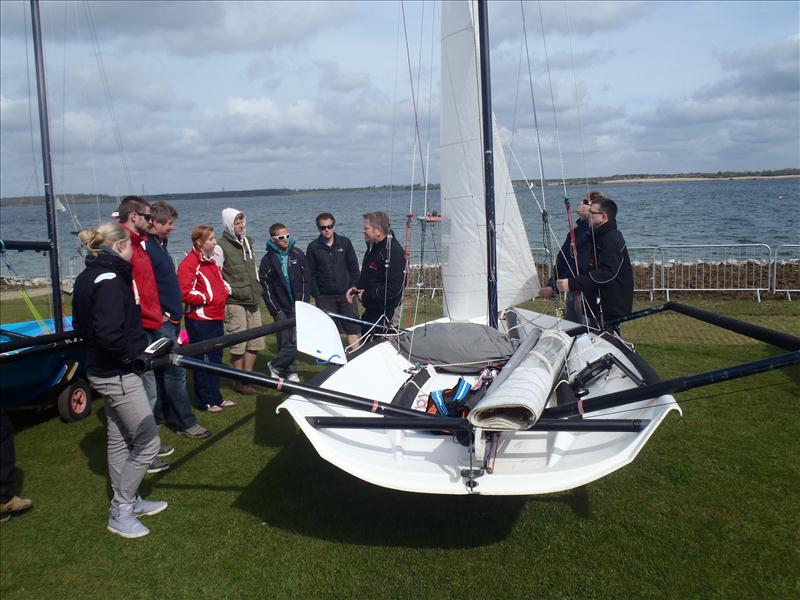 Laser 5000 training event at Grafham photo copyright Neil Luckett taken at Grafham Water Sailing Club and featuring the Laser 5000 class