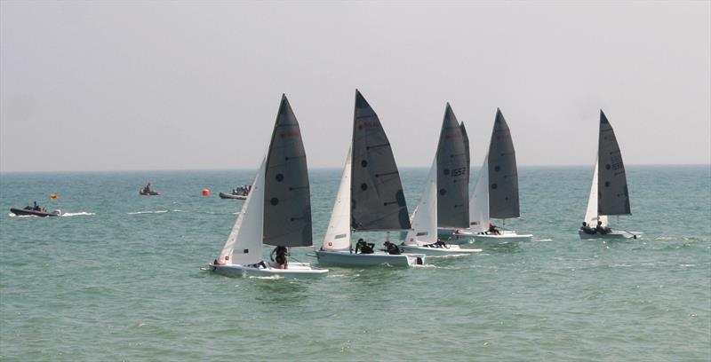 Mount Haes Trophy racing on day 3 of the NSSA National Youth Regatta photo copyright Dave Webb taken at Downs Sailing Club and featuring the Laser Bahia class