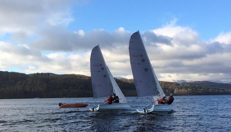 GBR Blind Sailing Winter Training at Windermere photo copyright Blind Sailing taken at  and featuring the Laser Bahia class